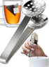 Tea tongs - lemon tongs - tea tongs - multifunctional ice cube and candy tongs - stainless steel tea tongs and pressing tool - an essential gift for tea lovers.