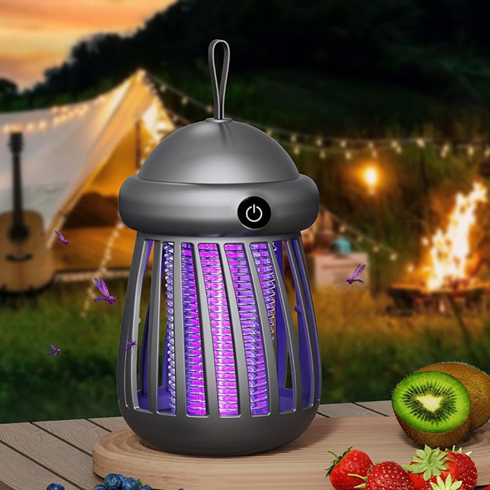 Bug Zapper with Jellyfish Design – USB Rechargeable – Portable for Camping and Outdoors – Effective against Various Mosquitoes