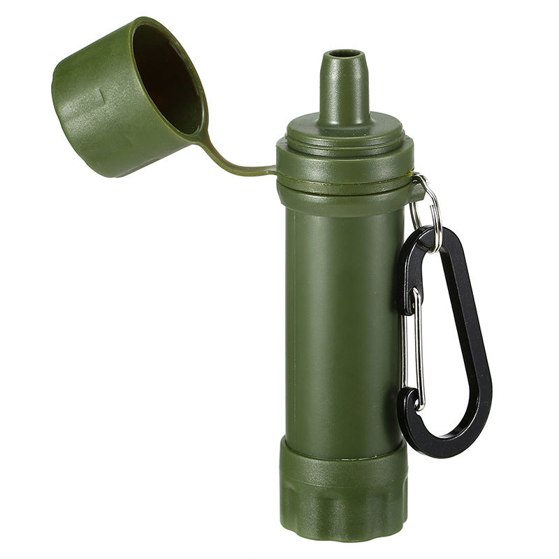 Water Stream Filter – Essential Camping Gear – 1200L Capacity – Extended Straw – For Hiking & Emergency Situations