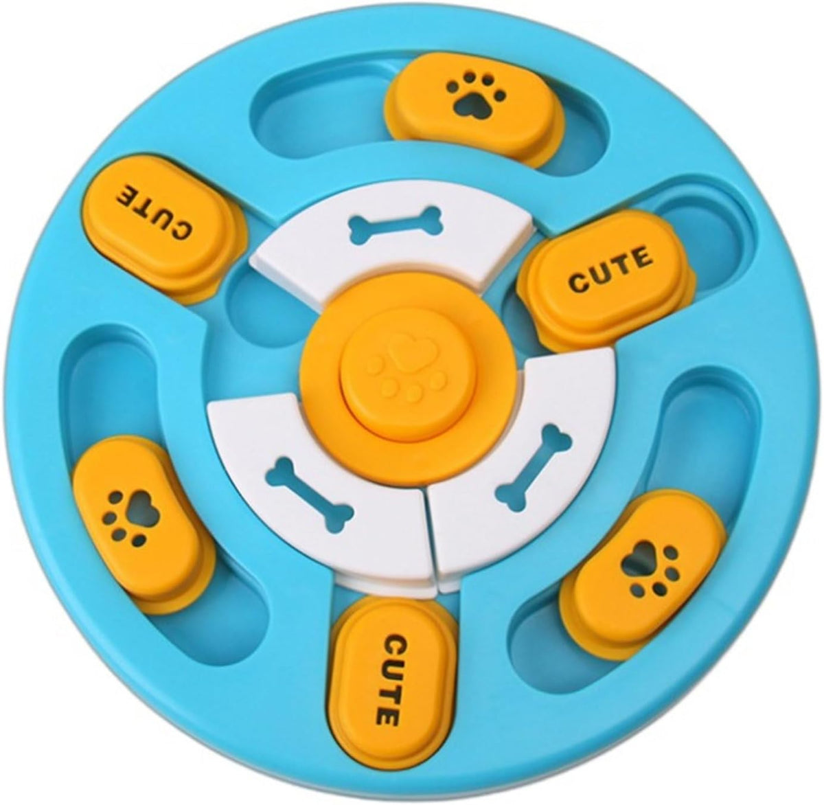 Dog Toys - Educational Toys - Treat Dispenser - Blue - 1pc