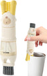 Bottle brush - bottle brush - cleaning brush - 5-in-1 brush head and bottle brush - multifunctional tool for cleaning water bottles
