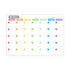 Magnetic whiteboard - Weekly planner - Monthly planner - 8 magnetic pens