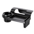 Car Key Box - Door and Window Pocket Accessory Organizer - with Cup Holder - Car Window Organizer - Key and Phone Organizer - Black