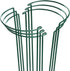 Plant Support Poles, 6-Pack Metal Peony Cages and Supports, Plant Support Cage for Garden Poles, Large Plant Support Ring for Outdoor and Indoor Use, Snake Plant, Peony, Flower Tendril (25cm W x 40cm H)