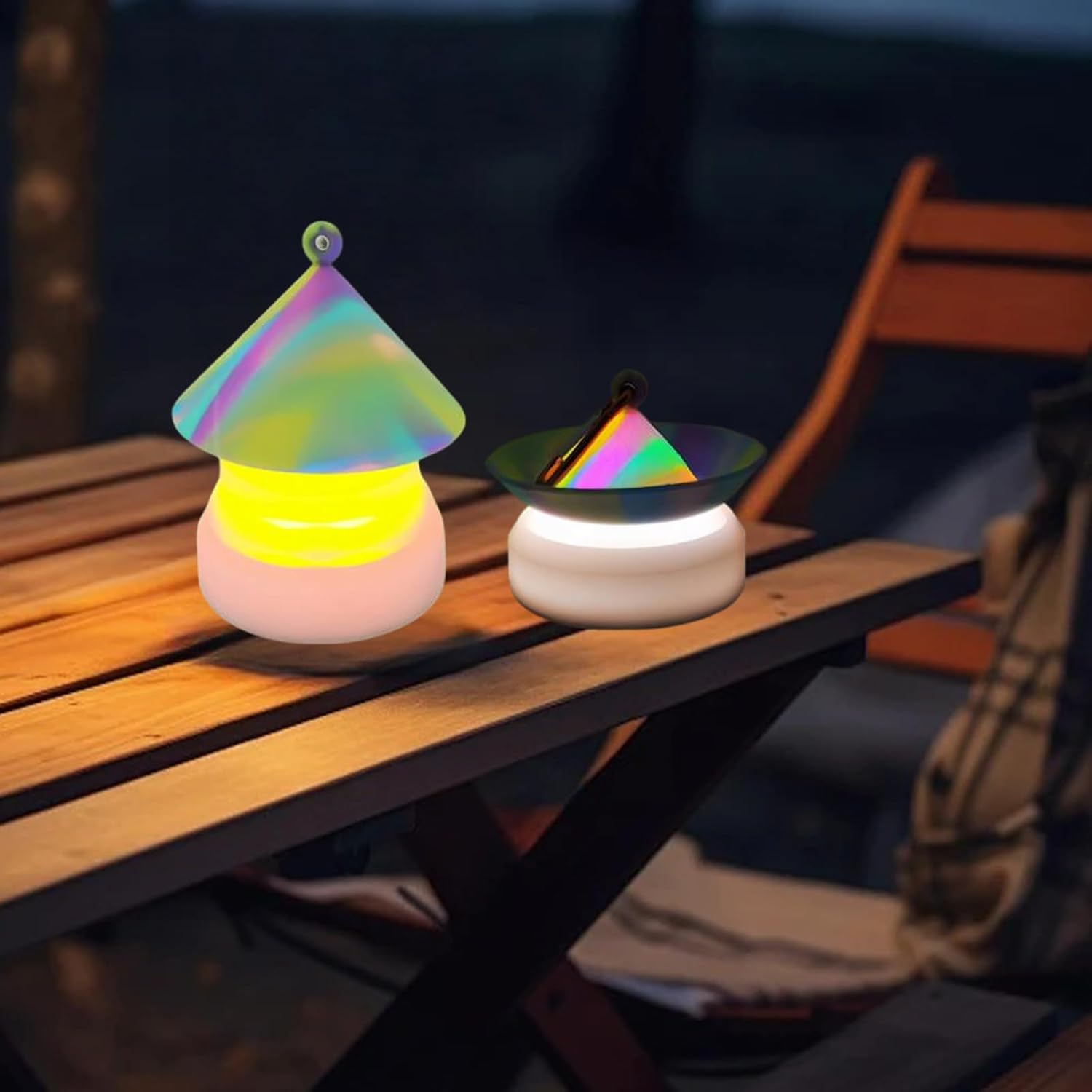 Remote Control Silicone Night Light, 16 Soft Colors, Mushroom Kids Night Light, Rechargeable Dimmable LED Night Light for Cute Room Decor, Gift for Girls and Boys (White)