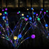 Solar garden lights, Christmas decoration, solar-powered fairy-tale outdoor lights, waterproof, 1-pack, 8 LEDs that move in the wind, dancing fireflies as light for garden decoration, yard, patio, path decoration