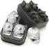 KIRALOVE 4 skulls - ice cubes - silicone ice cube maker - for home - kitchen - bar accessories - drinks - random color - refrigerator