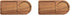 Guihydur 2 x coffee set, wooden, tray for serving food, coffee, tea set, table decoration, accessories C