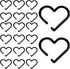 Glass Charm - Glass Accessories 20 Pieces - Accessories Heart Shaped Acrylic Decorations For Women Men Drinks Parties