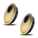 Noble cable grommet 60 mm | Cable grommet cover for desks, worktops, and office chairs | Material: Zinc alloy (bronze)