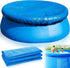 Swimming pool cover - Round pool cover - For above-ground pools - Waterproof and dustproof protective cover - For inflatable pools -8ft