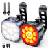 LED bicycle rear light -IPX5 Waterproof & Shockproof - USB-C Rechargeable - Safety Warning Strobe Light - 6 Light Modes - 1 Item