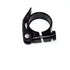 Mountain bike seatpost clamp - aluminum alloy - quick release seatpost clamp - 28.6 mm - black