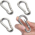 Buckle - M6 buckle - Suitable for hiking, camping, fishing, dog leashes, etc. - 60mm - Can bear 70kg - 10 pieces (not suitable for climbing)