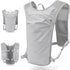 Backpack - Running Hydration Vest - Lightweight Insulated Backpack with 1.5L Hydration Blaster - Suitable for Hiking, Trail Running, Cycling, Racing & Marathons - Gray