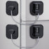 Child Lock Window Locks Refrigerator Locks - Suitable for Baby Safety - High Quality Child-Proof Refrigerator Locks - Strong Self-Adhesive No Drilling Required Window Drawer Cabinet - Pack of 2