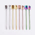 Straws - Tea Egg - Reusable and Removable Spoon - Tea Egg Accessories - 304 Stainless Steel - 8 Pieces - With 8 Cleaning Brushes