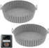 Silicone Air Fryer Liners - Non-Stick, Greaseproof, Waterproof - Food Grade Silicone Baking Pans - Microwave Safe - 7.8 Inch - Pack of 2