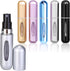 Perfume Spray Bottle 5ml - Mini Travel Atomizer Bottle - Empty Atomizer Bottle with Filling Opening - With Viewing Window - Wallet-Friendly Essential Oil Toner Aftershave - Pack of 5