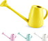 Plastic watering can - Plastic sprayer - Durable garden watering can - For plants and flowers - Easy-to-pour watering can for outdoor and indoor use - 1.8L Yellow