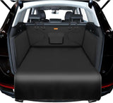 Dog Blanket Car Back Seat - Dog Trunk Liner - Non-Slip & Waterproof Backseat Cover for Pets - Durable Washable Trunk Liner for Travel - Suitable for Small and Medium Cars and Trucks - Black
