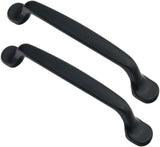 Cabinet handles, children's room handles, cabinet knobs, drawer pulls for wardrobes, kitchen handles - aluminum alloy - 2 pieces - (post spacing 96 mm)