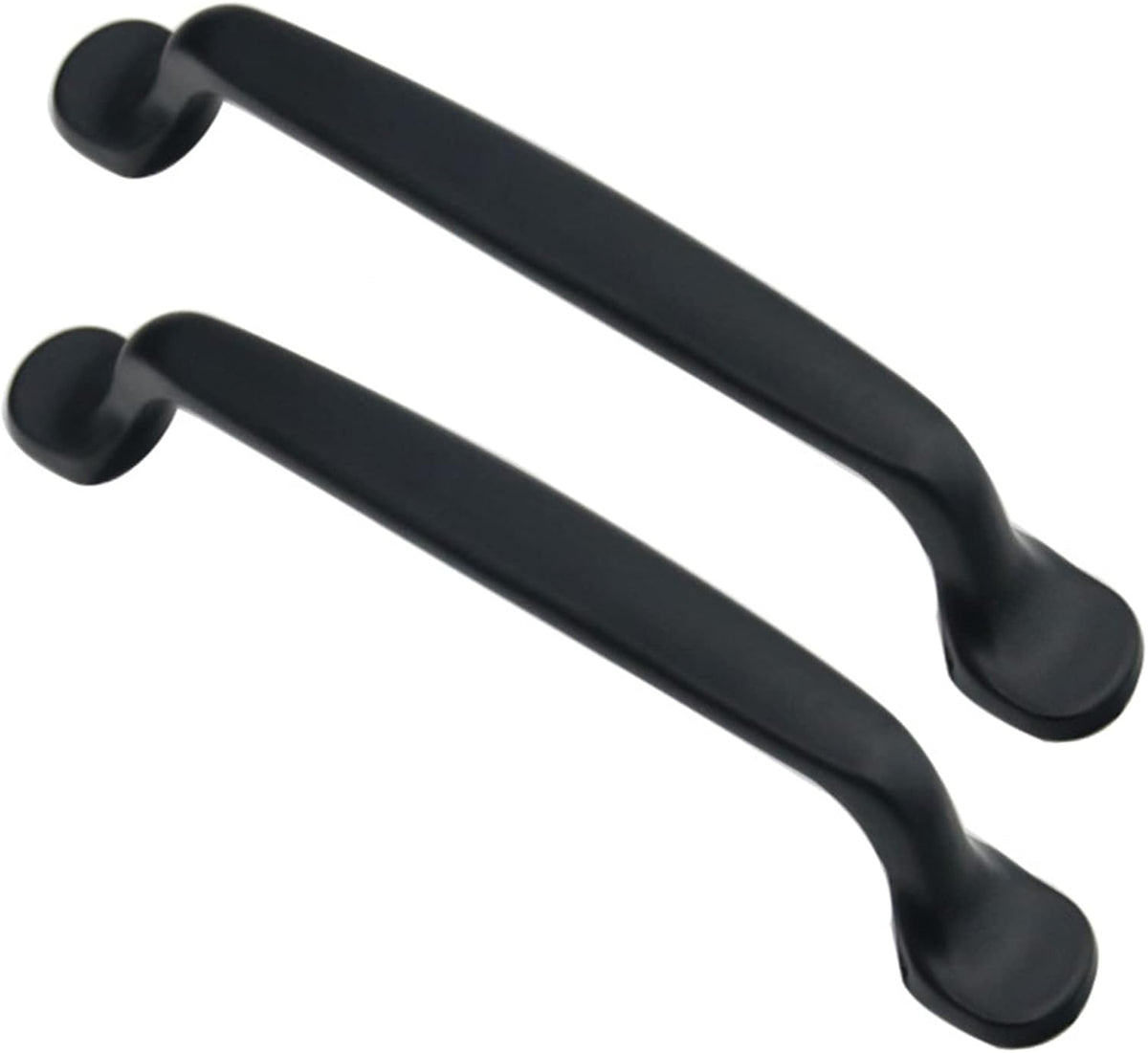 Cabinet handles, children's room handles, cabinet knobs, drawer pulls for wardrobes, kitchen handles - aluminum alloy - 2 pieces - (post spacing 96 mm)