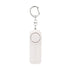 Personal Safety Alarm - Keychain - with LED Light 130DB Personal Alarm - for Women, Girls and Seniors - White