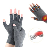 Rheumatism Gloves - Compression Gloves - Unisex - Osteoarthritis - Rheumatism - Arthritis - Repetitive Strain Injury- Carpal Tunnel Syndrome- XL - Gray