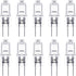 G4 LED lamp - G4 12V 20W halogen lamp - Warm white 3000K - 350LM - Dimmable LED G4 halogen capsule lamp - Suitable for kitchen lighting, signal lighting - 10-pack