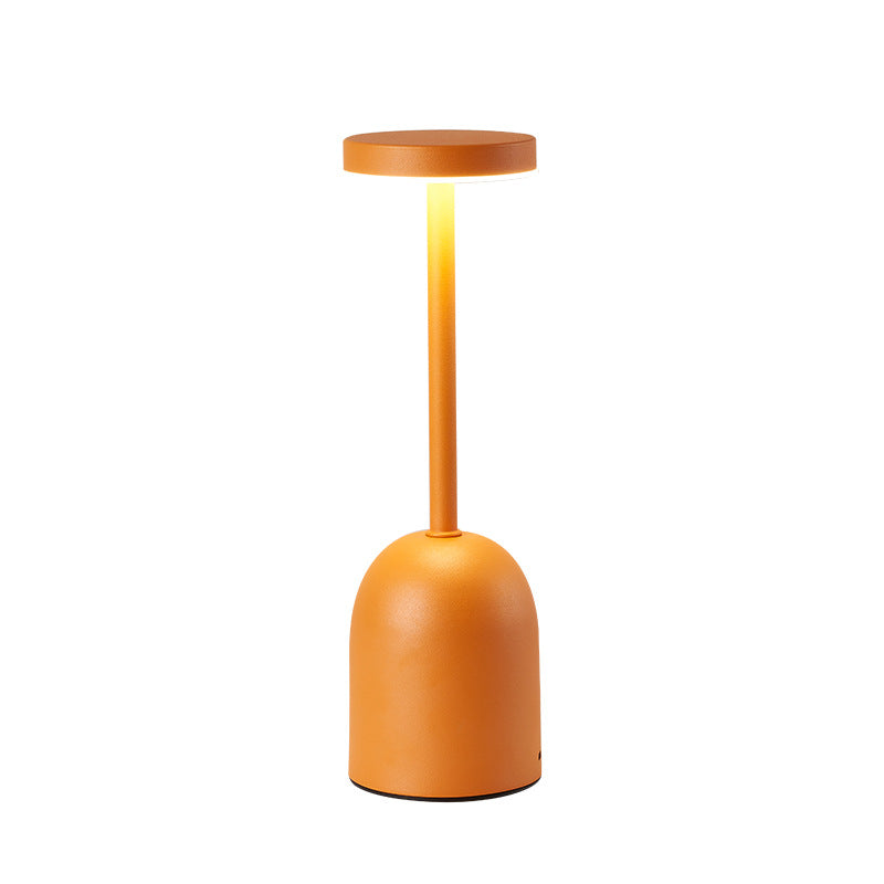 Night light - Minimalist - Scandinavian style - Living room, study, bedroom - Bedside lamp - Orange