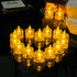 LED Candles - Candle Lighting - LED Electronic Candles - Clear Crystal - Proposal Decorative Lighting - Birthday Gift Acrylic Candle Lighting