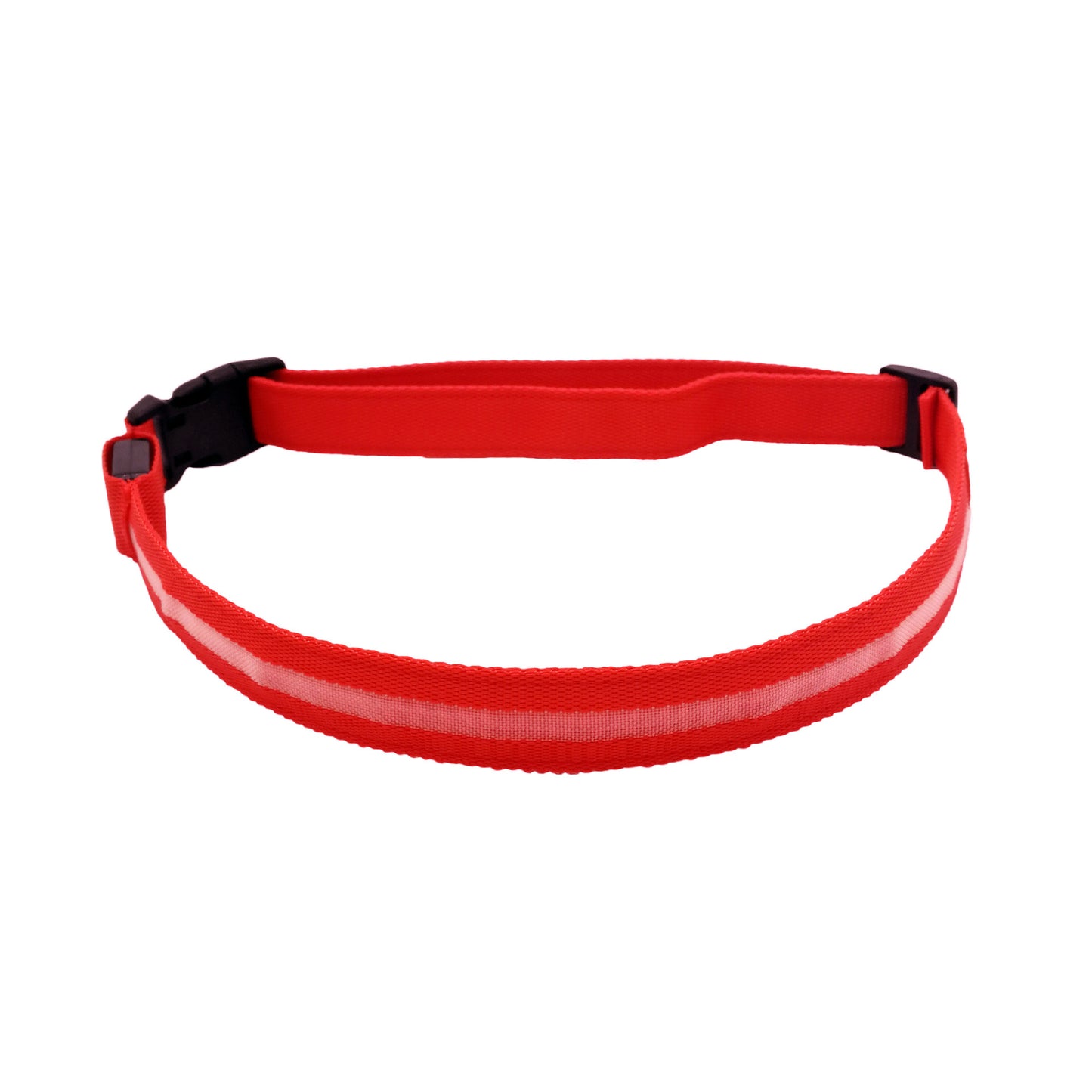 Reflective Waist Belt – USB Rechargeable LED Safety Belt for Cycling, Hiking, Running & Mountain Walking – Adjustable up to 100cm with Secure Snap Closure – 3 Light Modes – Ideal for Night Outdoor Activities – Red