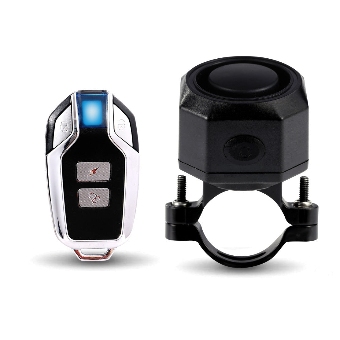 Bicycle Alarm - Bicycle Alarm with Remote Control - USB Rechargeable - 110dB Wireless Anti-Theft Alarm with Motion and Vibration Sensor - Waterproof