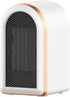 Fan Heater - 1200W Portable Heater with PTC Graphene Heating - Fast Heating, 360° Heat Circulation, Quiet Operation, 12-Hour Timer, LED Display