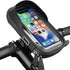 Waterproof Bike Phone Holder - Sensitive Touchscreen & Face ID - Universal Mobile Phone Holder for Motorcycle & Scooter - Black