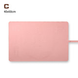Large Silicone Baking Mat - 60x40 cm - Non-slip Dough Mat with Measurement Marking - Rolling Mat for Dough & Fondant - Pink