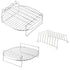 Airfryer Accessories Set 3-piece - Stainless Steel - Grill Rack with Skewers & Bread Rack - Universal - Silver