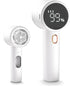 Electric Lint Remover - Rechargeable Lint Shaver - With LED Display - 3 Speeds - Sweater Depiller - White