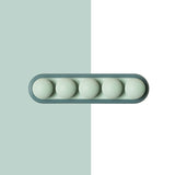 Pea Pod Cable Organizer - Blue - Self-Adhesive Cable Holder - Silicone - For Office & Home