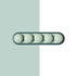 Pea Pod Cable Organizer - Blue - Self-Adhesive Cable Holder - Silicone - For Office & Home