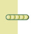 Pea Pod Cable Organizer - Green - Self-Adhesive Cable Holder - Silicone - For Office & Home