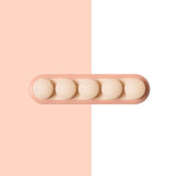 Pea Pod Cable Organizer - Pink - Self-Adhesive Cable Holder - Silicone - For Office & Home
