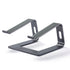 Ergonomic Aluminum Laptop Stand - Removable & Height Adjustable - Suitable for 10-14 inch Notebooks - Gray
