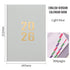 2026 Agenda - Daily Agenda - A5 Format - 1 Day per Page - 304 Pages - [light blue] - Hardcover