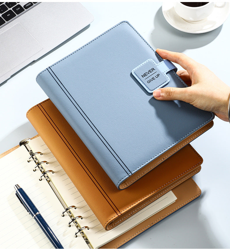 2026 Agenda - A5 Notebook - Ring Binder - Refillable & Reusable - Organizer - [Brown]