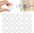 Door Stopper Wall Transparent - Set of 24 - Ø 4 cm - Self-adhesive Door Buffers - Wall Protection against Door Handles