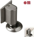 Magnetic Door Stopper Floor Gray - No Drilling - Self-adhesive - Metal - Including Raising Disc