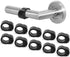 Door Handle Protectors Black - Set of 10 - Door Stopper for Handle - Wall Protection - PVC Bumpers