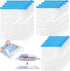 Roll Up Vacuum Bags for Travel - Pack of 14 - Clothing Compression Bags - No Pump Needed - 3 Sizes (35x50/40x50/40x60 cm)